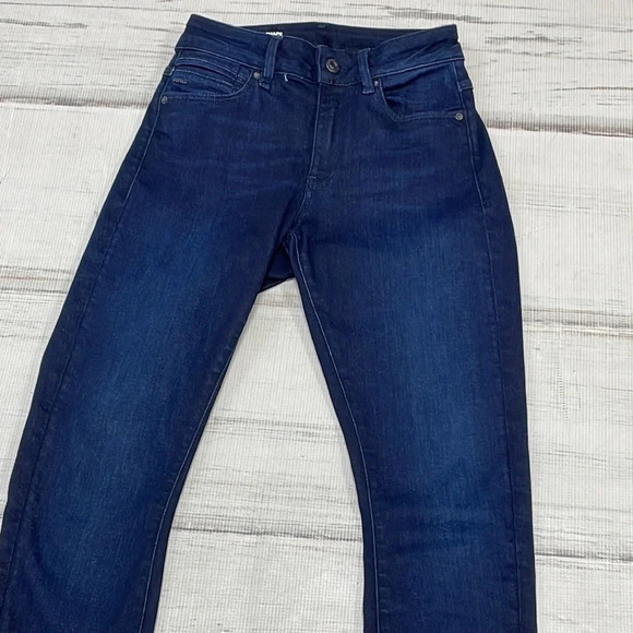 G-Star Jeans Shape RAW High Super Skinny Blue Denim Size 25 - Picture 4 of 14
